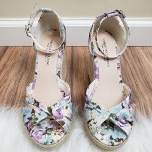 Christian Siriano Payless Floral Wedge Sandals